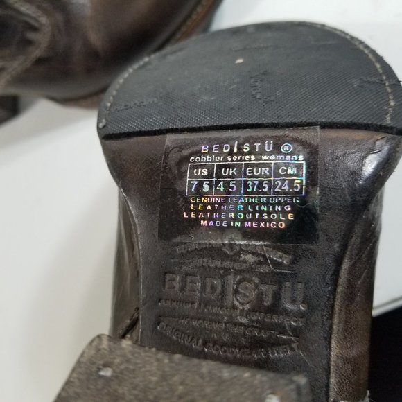 Bed Stu Vegetable Tanned Women Boots Size 7.5 - Picture 11 of 11